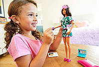 Лялька Barbie Активний відпочинок Релакс з аксесуарами Шатенка GJG58, фото 4