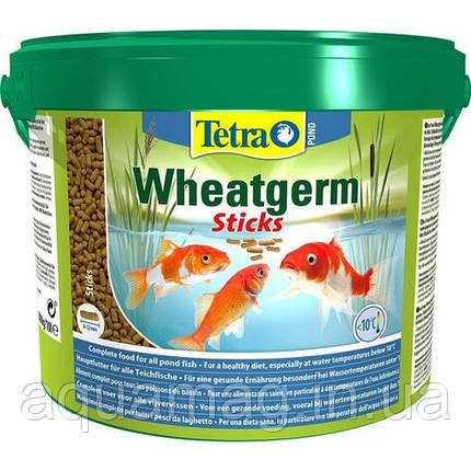 Корм для ставкових риб Tetra Pond Wheatgerm Sticks — 10 л (для живлення в осінньо-зимовий період), фото 2