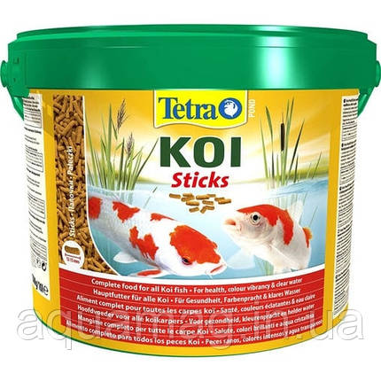 Корм для коропів кої TetraPond KoiSticks — 10 л/1500 гр (основне живлення для кої), фото 2