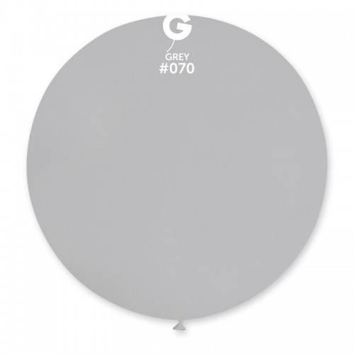 Латексна кулька пастель Сірий 31"/ 70/80см Grey Gemar