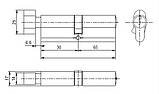 Циліндр замку з воротком 30Т-65 Medos (Польща)., фото 2
