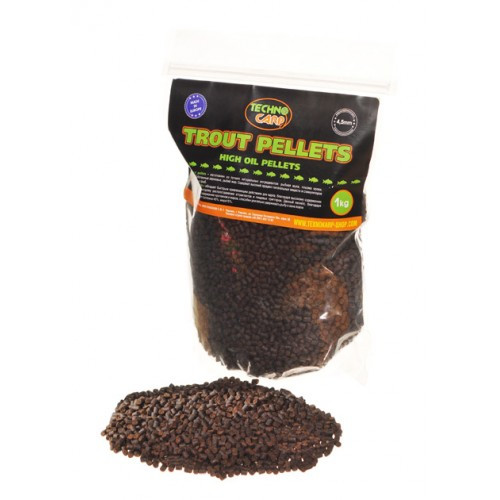 Пелети ТехноКарп Trout Pellets 8mm 1kg, фото 1