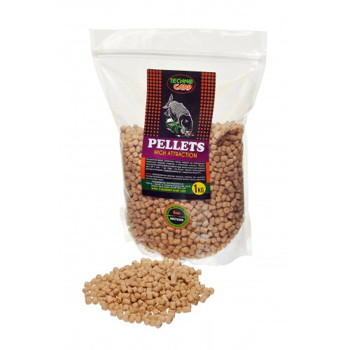 Пелети ТехноКарп Flavored Carp Pellets "Sweetcorn" 10mm 1kg NEW, фото 1