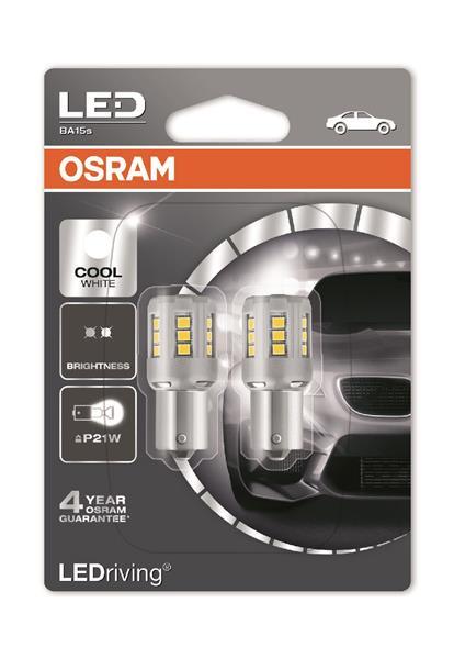 Лампи світлодіодні Osram LEDriving PR21W LED 12V 2W 6000K BA15S (7456CW-02B)