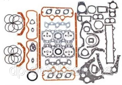 Комплект прокладок двигателя Д-260 (МТЗ) полный набор (с РТИ) - фото 1 - id-p1115260521