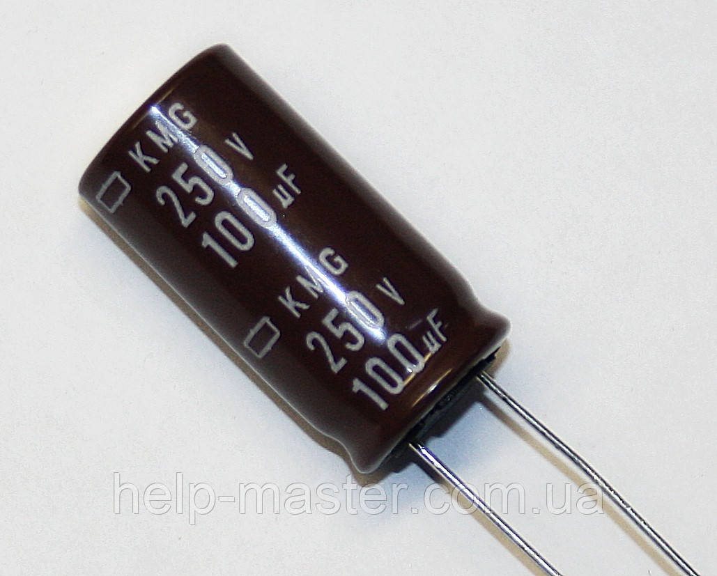 100 мкф-250v (105 °C) <KMG> 16*31, фото 1