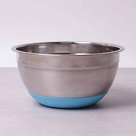 Миска Kamille Ø20 х 10 см з нержавіючої сталі з антиковзним дном КМ-4347