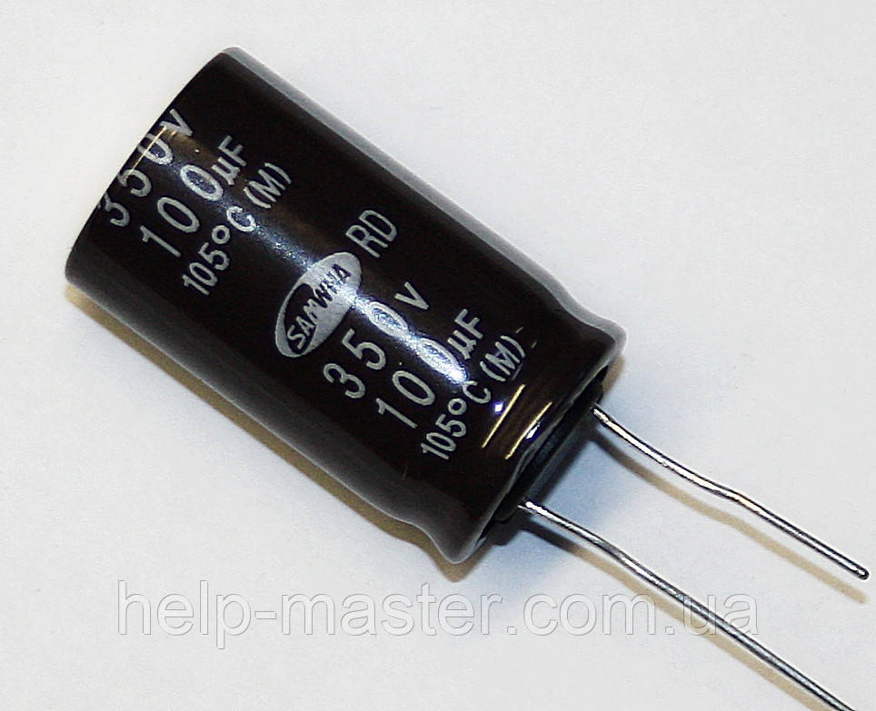 100 мкф-350v (105 °C) <RD> 18*31 SAMWHA, фото 1