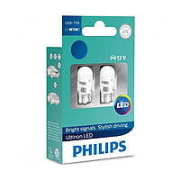 Автолампи Philips Vision LED W5W LED 12 V 4000 K W2,1X9,5D (11961ULW4 X2)