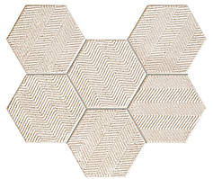 Плитка для пола и стен мозаика Tubadzin Sfumato Hex 289x221x10
