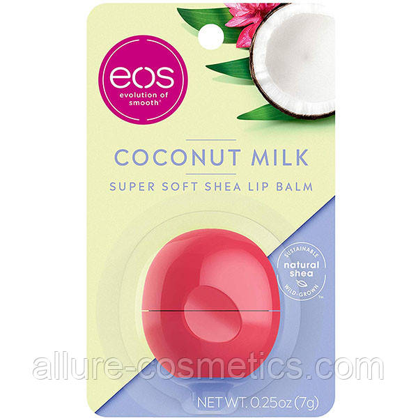 Бальзам для губ EOS Coconut Milk кокосовое молоко - фото 1 - id-p663568743