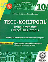 Тест - контроль Історія України та всесвітня історія 10 клас. Аксьонова Н., Скирда І.