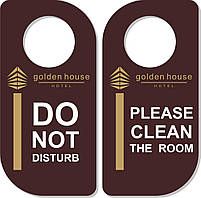 Табличка на дверну ручку-хенгер (пластикова).