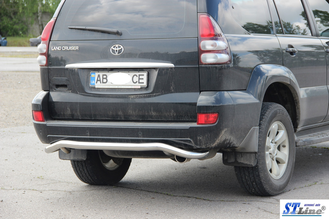 Toyota Prado 120 (02-09) Защитная Дуга Защита Заднего Бампера на для ...