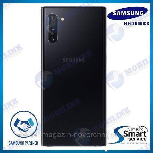 Кришка задня Samsung Note 10 N970 Чорна Black GH82-20664A оригінал!