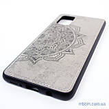 Накладка TPU+Textile Mandala з 3D тисненням Samsung A51 Grey, фото 4