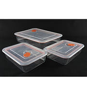 1096 Набір дек (3 шт.) Скло гуртом