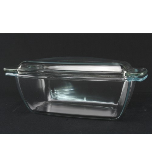 1083 Каструля з кришкою (2,3 л) Скло гуртом, фото 1