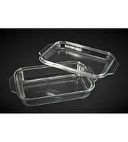 4010 Протинь прямовуг. з кришкою скло 1.4 л оптом