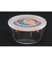4007 Контейнер харчовий із пластиковою кришкою гуртом