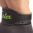 Пояс атлетичний шкіряний Fairtex 165103 розмір S Black-Green, фото 2
