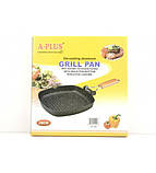 1495 Сковорода для гриля 28 см із відкидною ручкою гуртом, фото 3