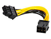 Перехідник 6 pin to 8pin подовжувач PCI-Ex (відеокарта)