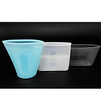 08 SSB Універсальний силіконовий багаторазовий контейнер для зберігання їжі гуртом, фото 5