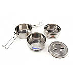 0654 Набір контейнерів для їжі No7х 3 шт. гуртом, фото 2