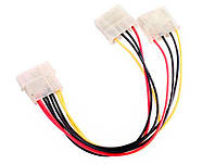 Переходник (сплиттер) 4pin (molex) to 2 x 4pin (molex)