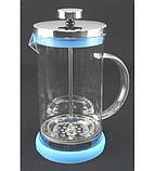 1031 Заварник — Прес 600 мл COLOR гуртом, фото 4