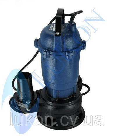 Фекально, дренажний насос LuKon WQD 10-10-2.6 C P233 без попрівка з ножами, фото 2