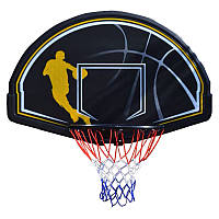 Щит баскетбольный игровой любительский Basketball Hoop 112х72 см с кольцом и сеткой (S006B)