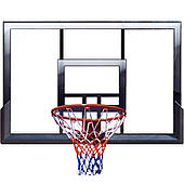 Щит баскетбольний ігровий Basketball Hoop 120х80 см з кільцем 45 см і сіткою (S008S)