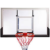 Щит баскетбольний ігровий Basketball Hoop 136х80 см з кільцем 45 см і сіткою (S027B)