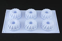 1936 C Форма для кексів, силікон гуртом