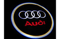 Подсветка двери Audi на батарейках