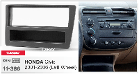 2-DIN переходная рамка HONDA Civic 2001-2006 w/pocket (Left Wheel), CARAV 11-386