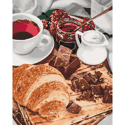 Картина за номерами Французький сніданок 40х50 Ідейка (КНО5573), фото 2