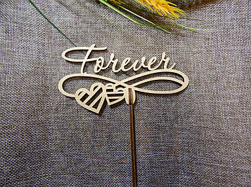 Топпер дерев'яний "Forever"