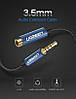 Кабель аудіо Ugreen 3.5 mm подовжувач 0.5 М Black (AV118), фото 3