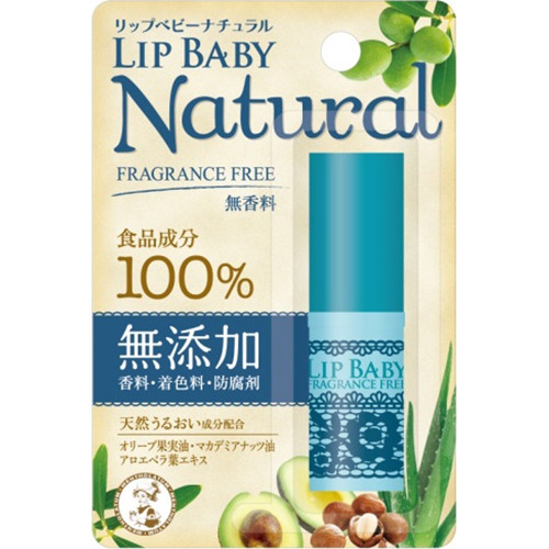ROHTO Mentholatum Lip Baby Natural Натуральний без запаху бальзам для губ