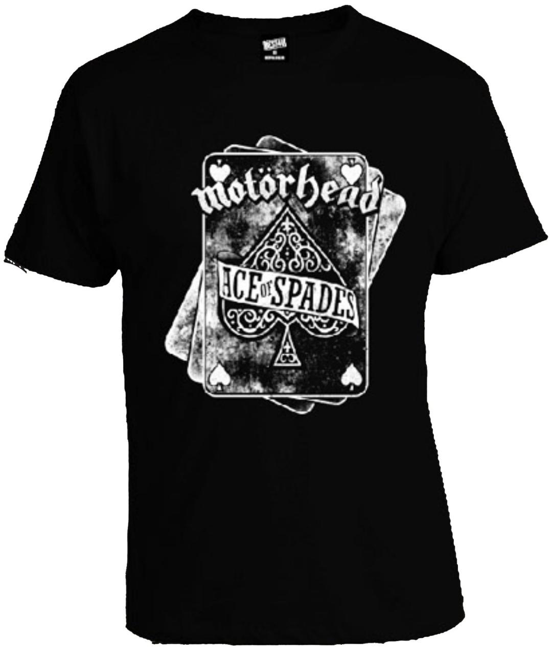 Футболка Motorhead Ace of Spades Card | Футболка чорна | Футболка з принтом | Футболка стильна