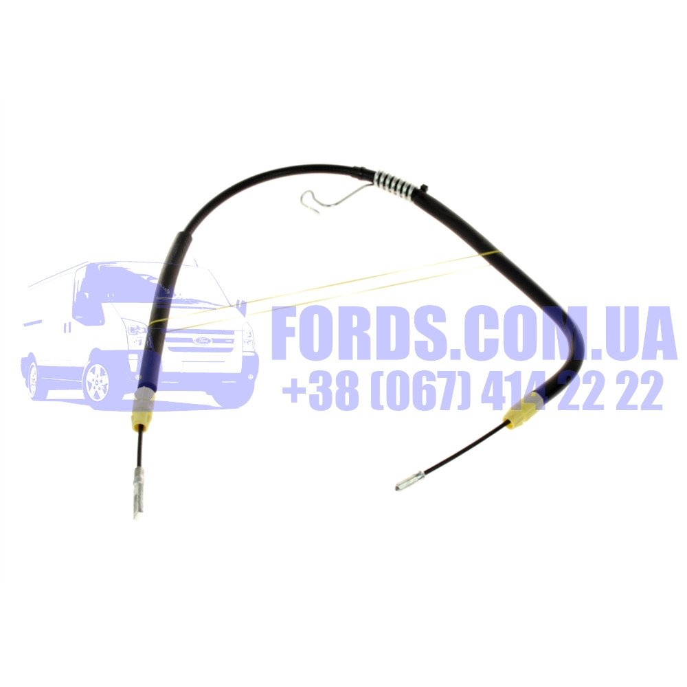 Трос ручника FORD CUSTOM 2012- (Задній Правий Коротка база) (2034610/BK212A635BE/SEE-043) ECEM