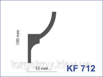 Карниз для прихованого освітлення KF 712 (2.0 м), Tesori (Тесорі)