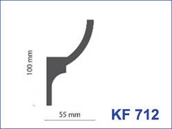 Карниз для прихованого освітлення KF 712 (2.0 м), Tesori (Тесорі)