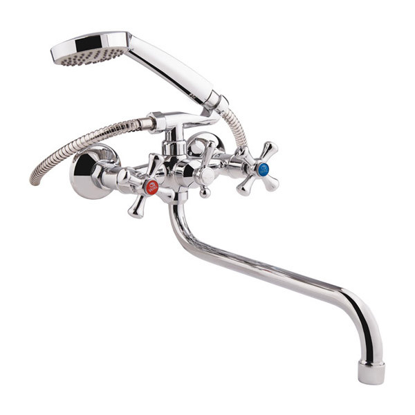 Змішувач для ванни довгий вилив WAL LEO2-A427, фото 1