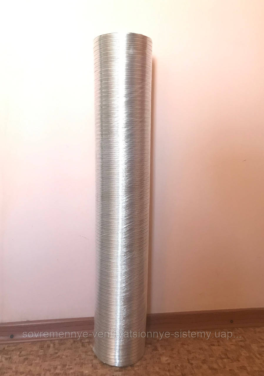 Воздуховод гибкий алюминиевый Ø 100 мм Гофра гибкая для вентиляции (длина 3 м) - фото 4 - id-p1105467587