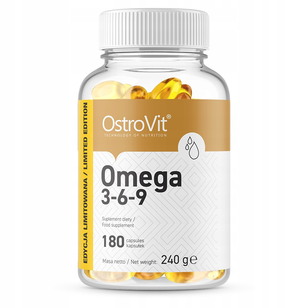 Жирні кислоти Ostrovit OMEGA 3-6-9 180 капсул