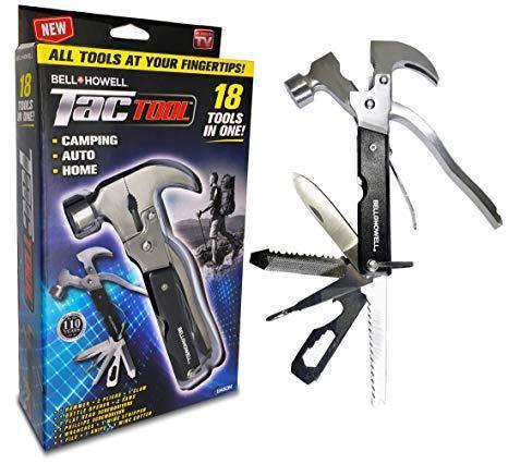 Інструмент Мультитул Tac Tool 18 in 1 багатофункціональний і компактний молот неіржавка сталь